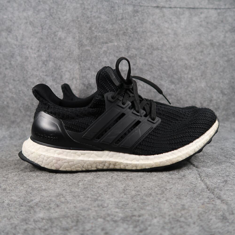 Adidas Shoes Womens 7.5 Sneakers UltraBoost Trainers PrimeKnit Black Athletic